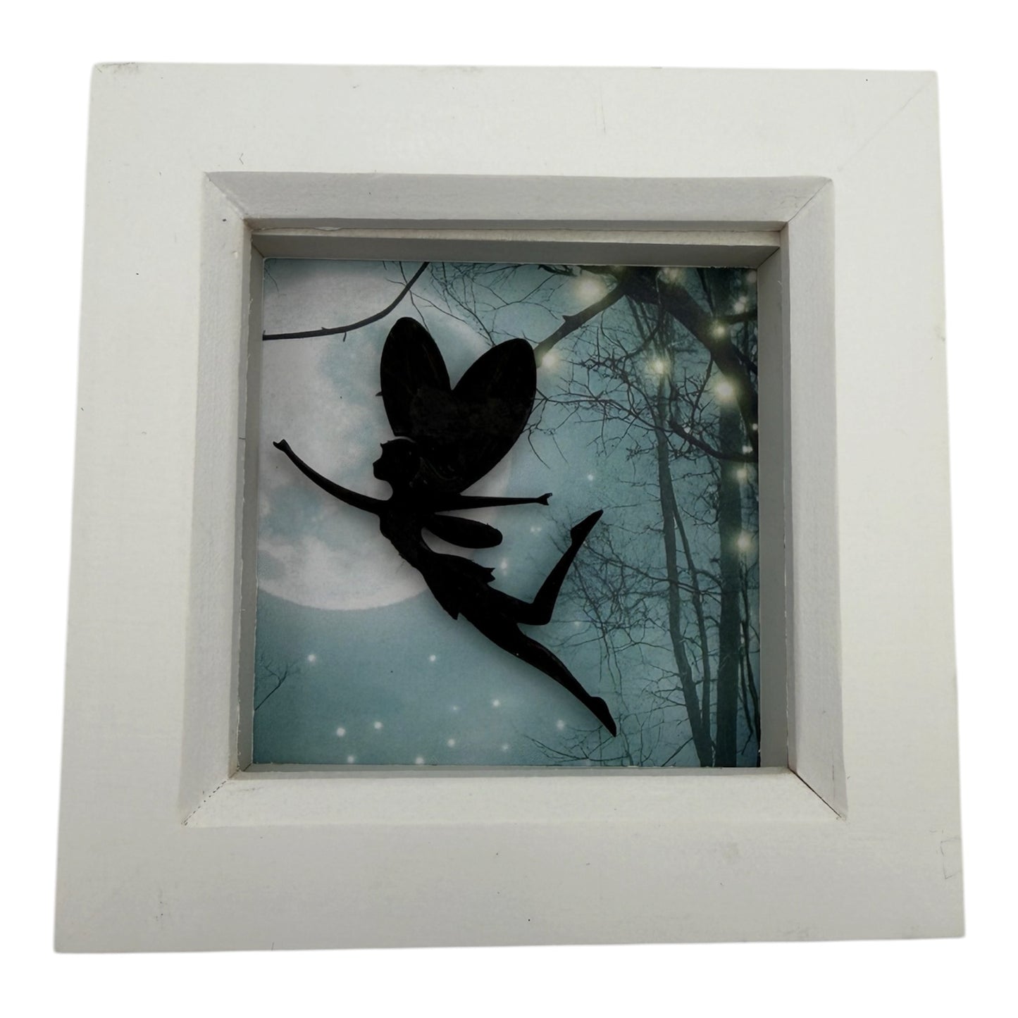 Forest Fairy Wooden Display 11.5x11.5cm