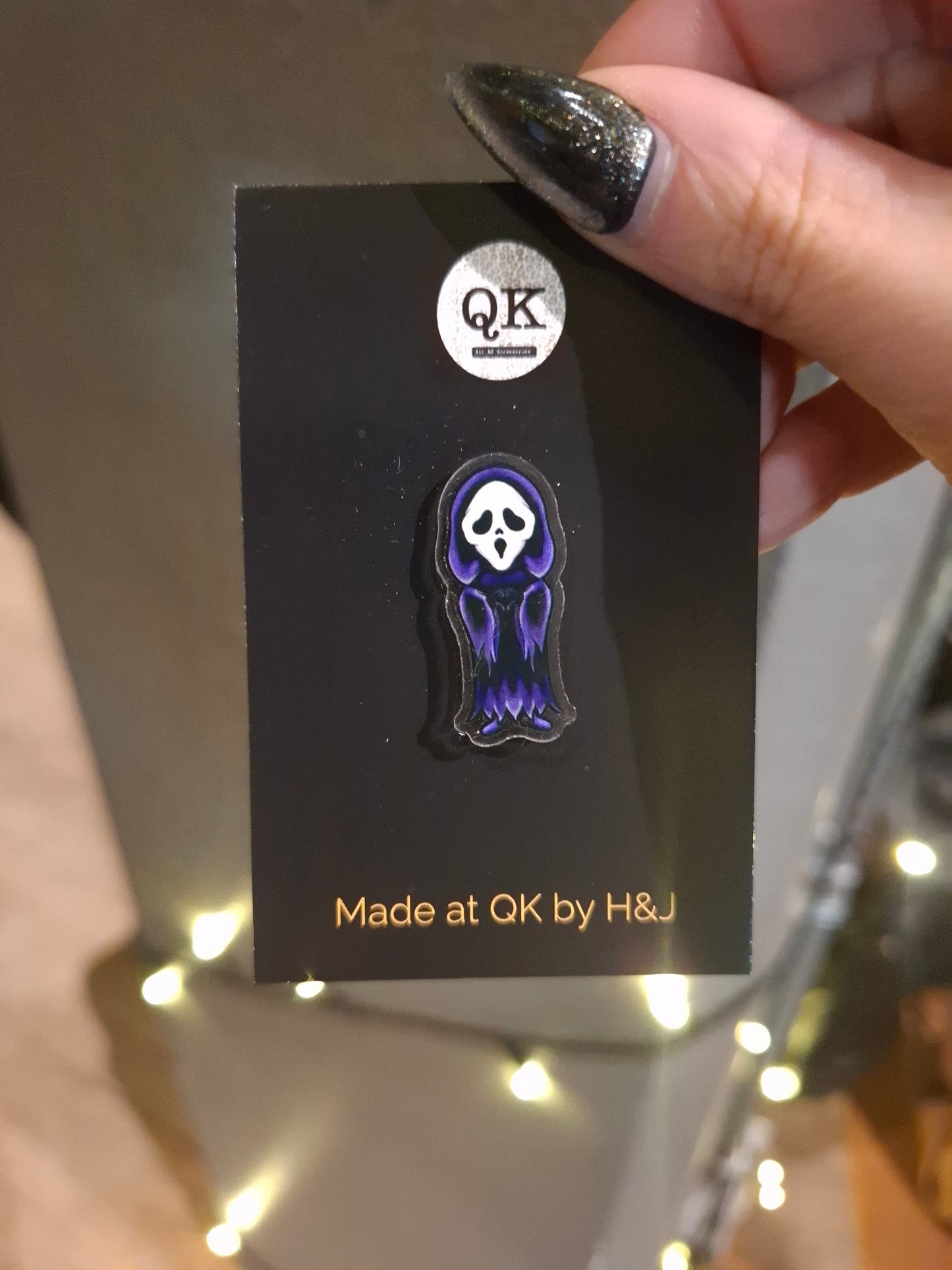 Ghostface Pin Badge