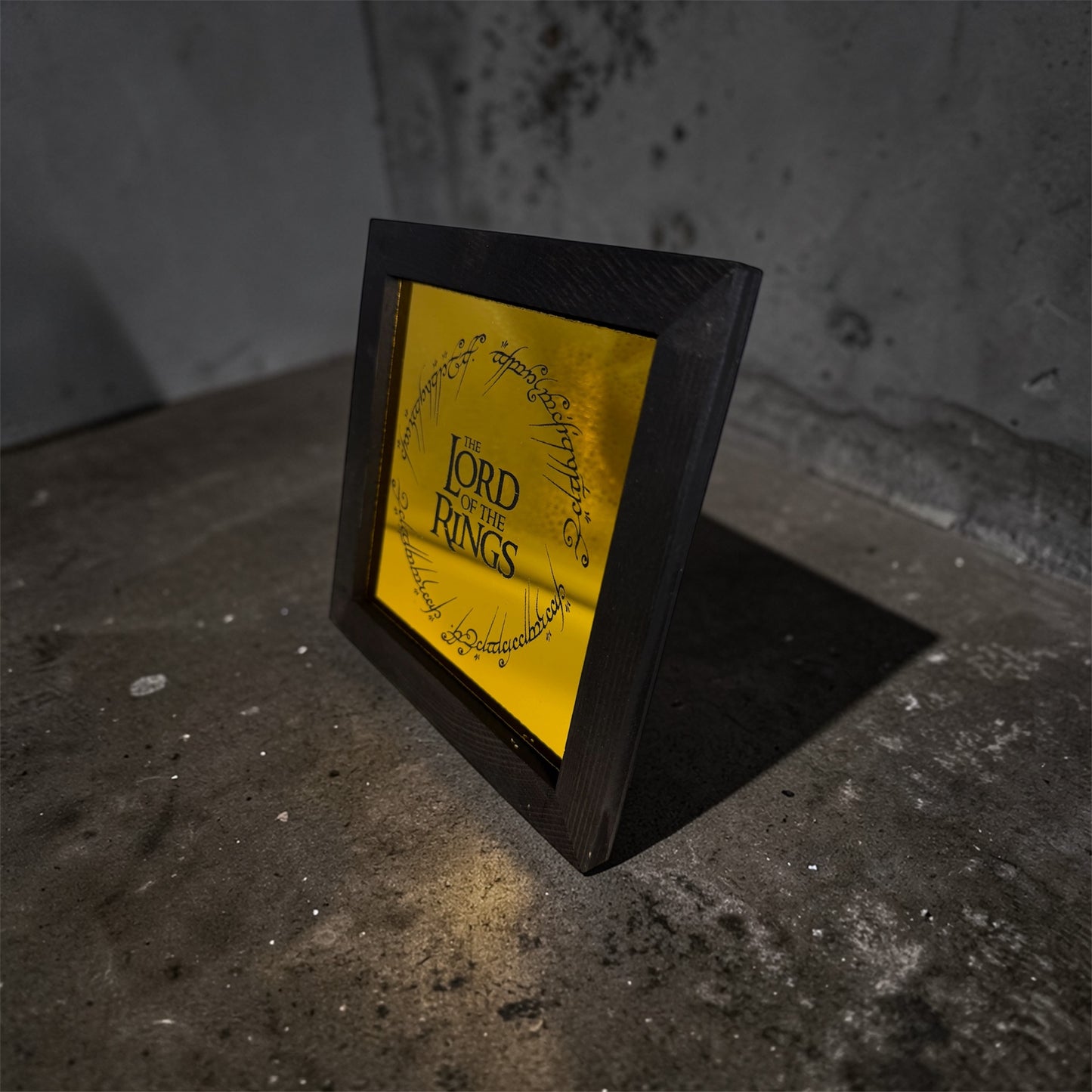 Lord of the Rings Wooden Framed Display 14.5x14.5cm