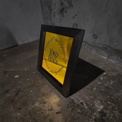 Lord of the Rings Wooden Framed Display 14.5x14.5cm
