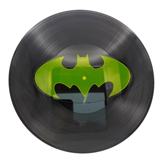 Batman Logo Record Art Black