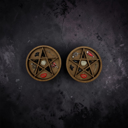 Mini Pentagram Display Shelves 6cm