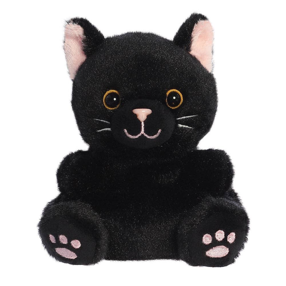 Palm Pals Twilight Black Cat Soft Toy #7