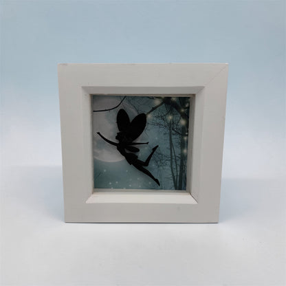 Forest Fairy Wooden Display 11.5x11.5cm