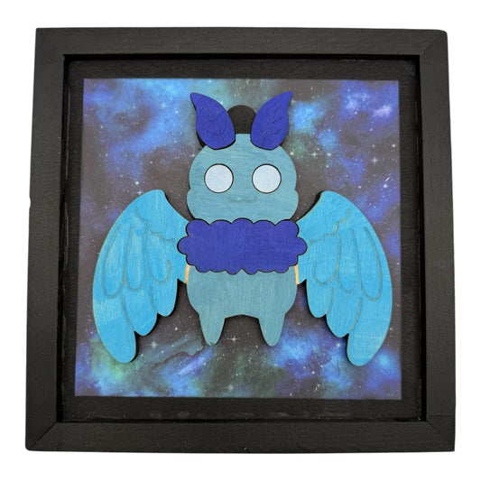 Mothman: Various Colour Layered Wooden Displays