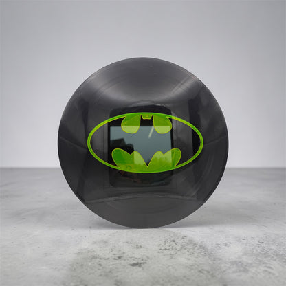 Batman Logo Record Art Yellow