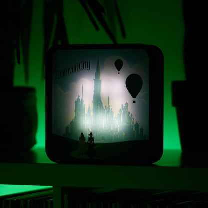 Wicked: Acrylic Lamp - Elphaba and Glinda
