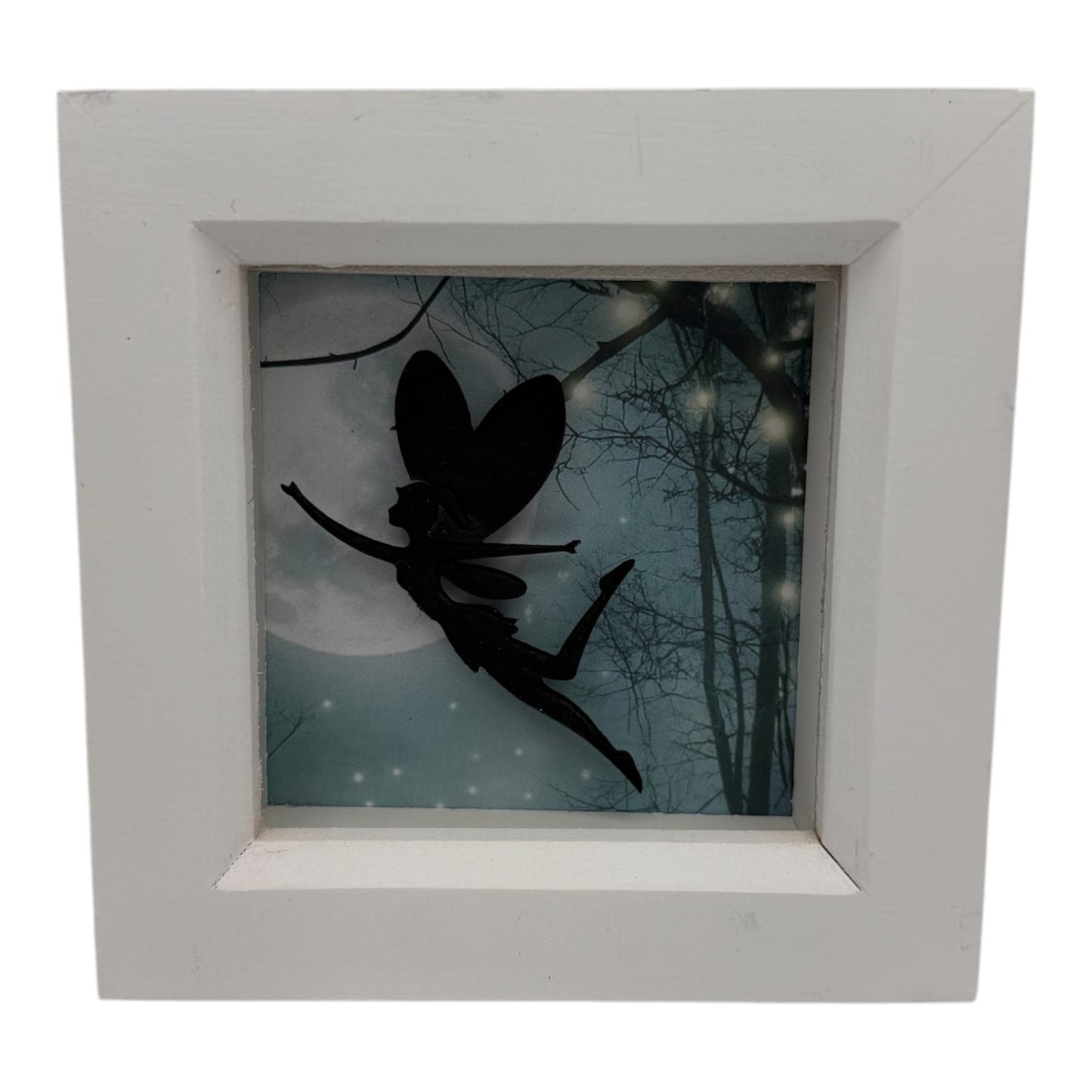 Forest Fairy Wooden Display 11.5x11.5cm