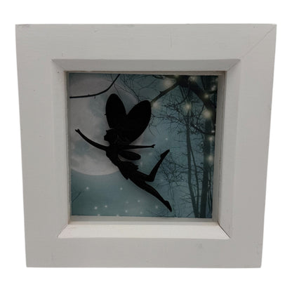Forest Fairy Wooden Display 11.5x11.5cm