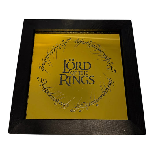 Lord of the Rings Wooden Framed Display 14.5x14.5cm