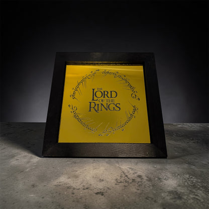 Lord of the Rings Wooden Framed Display 14.5x14.5cm