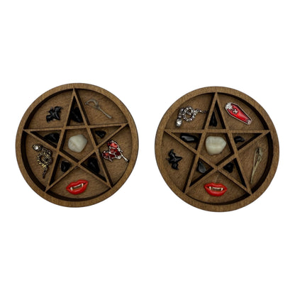 Mini Pentagram Display Shelves 6cm