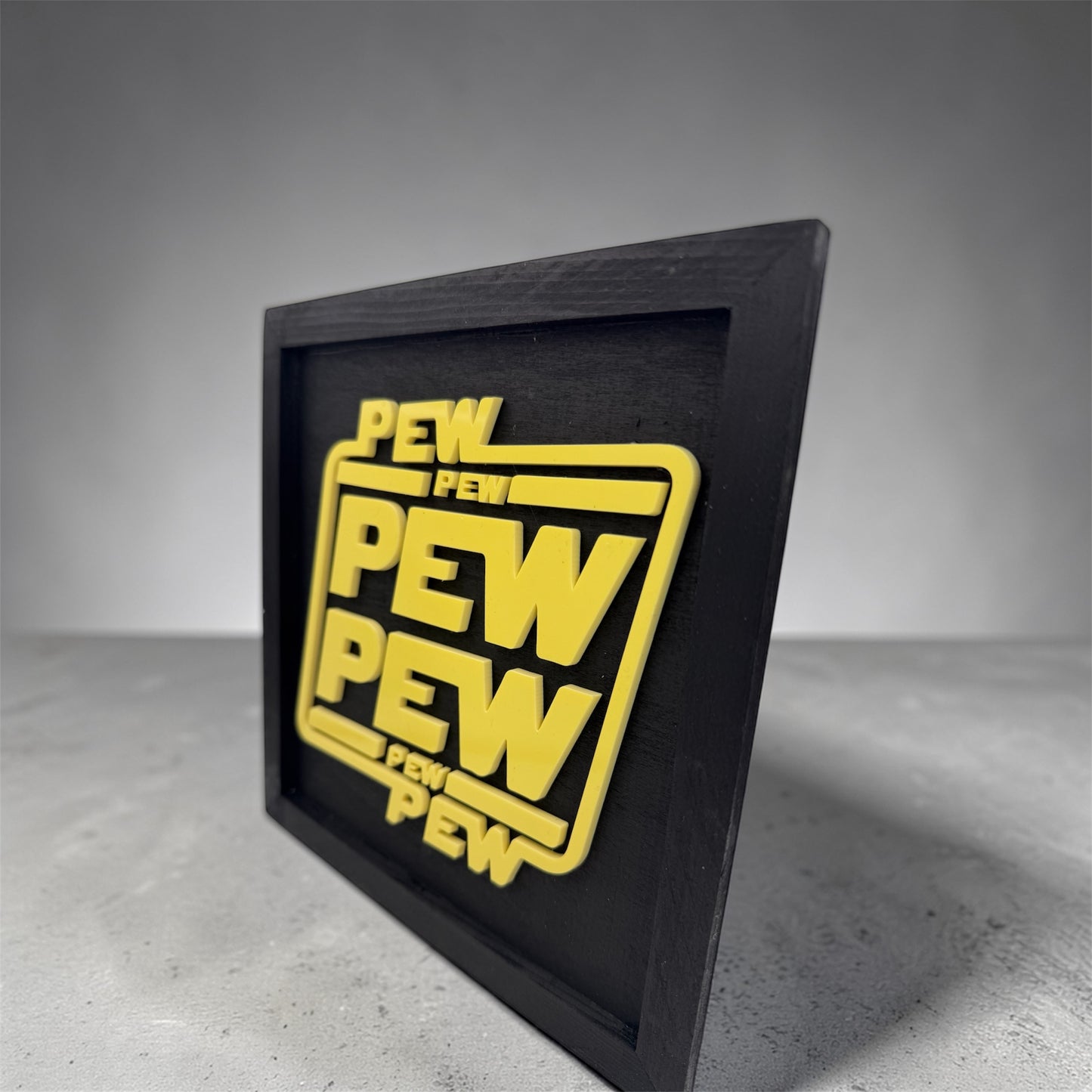 Pew Pew Open Display