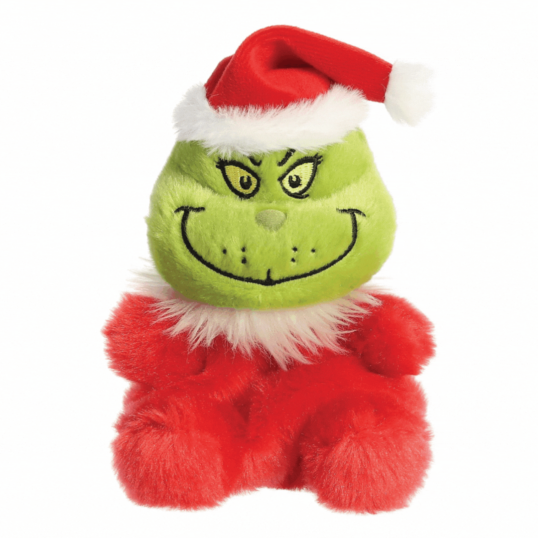 Palm Pal Santa Grinch Soft Toy