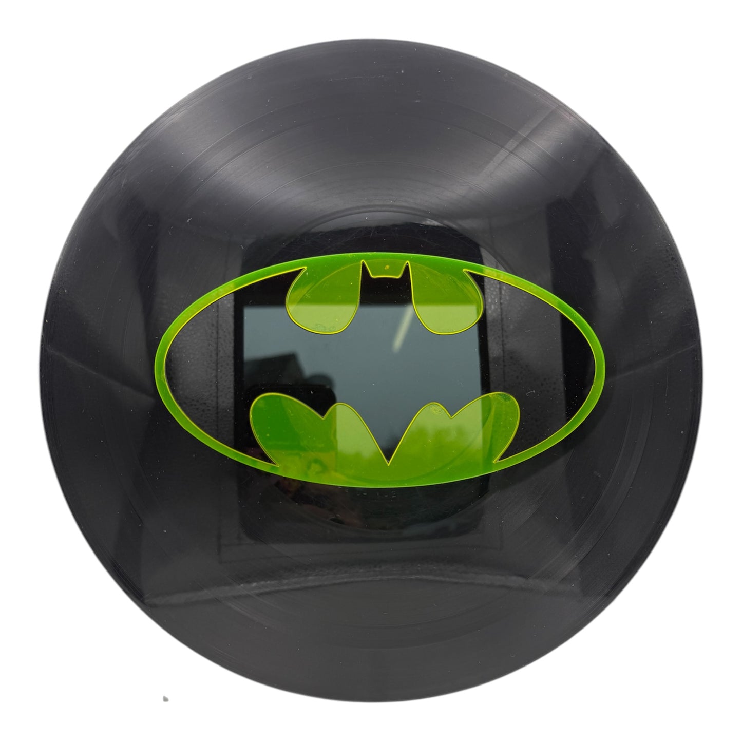 Batman Logo Record Art Yellow