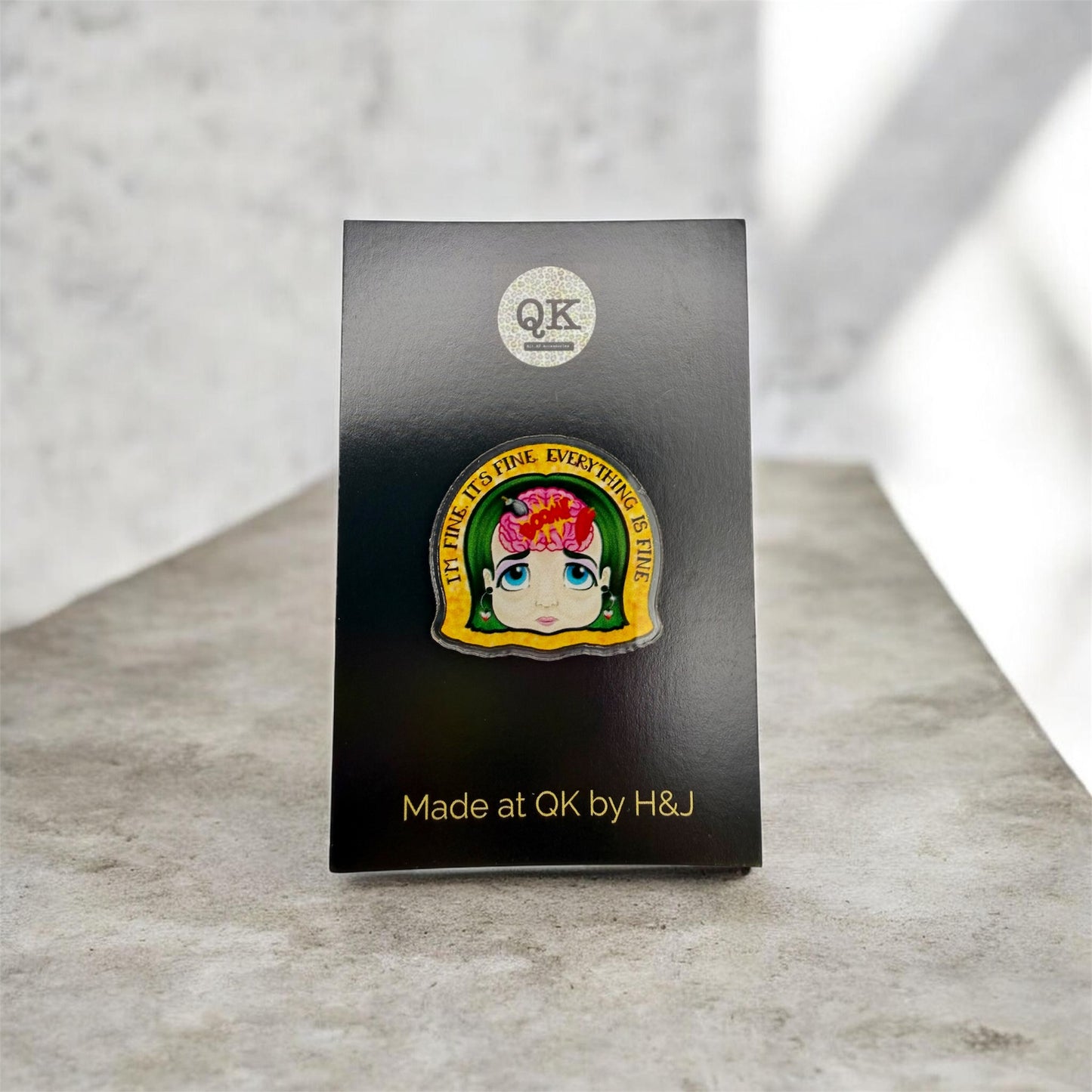 Everything’s Fine Pin Badge