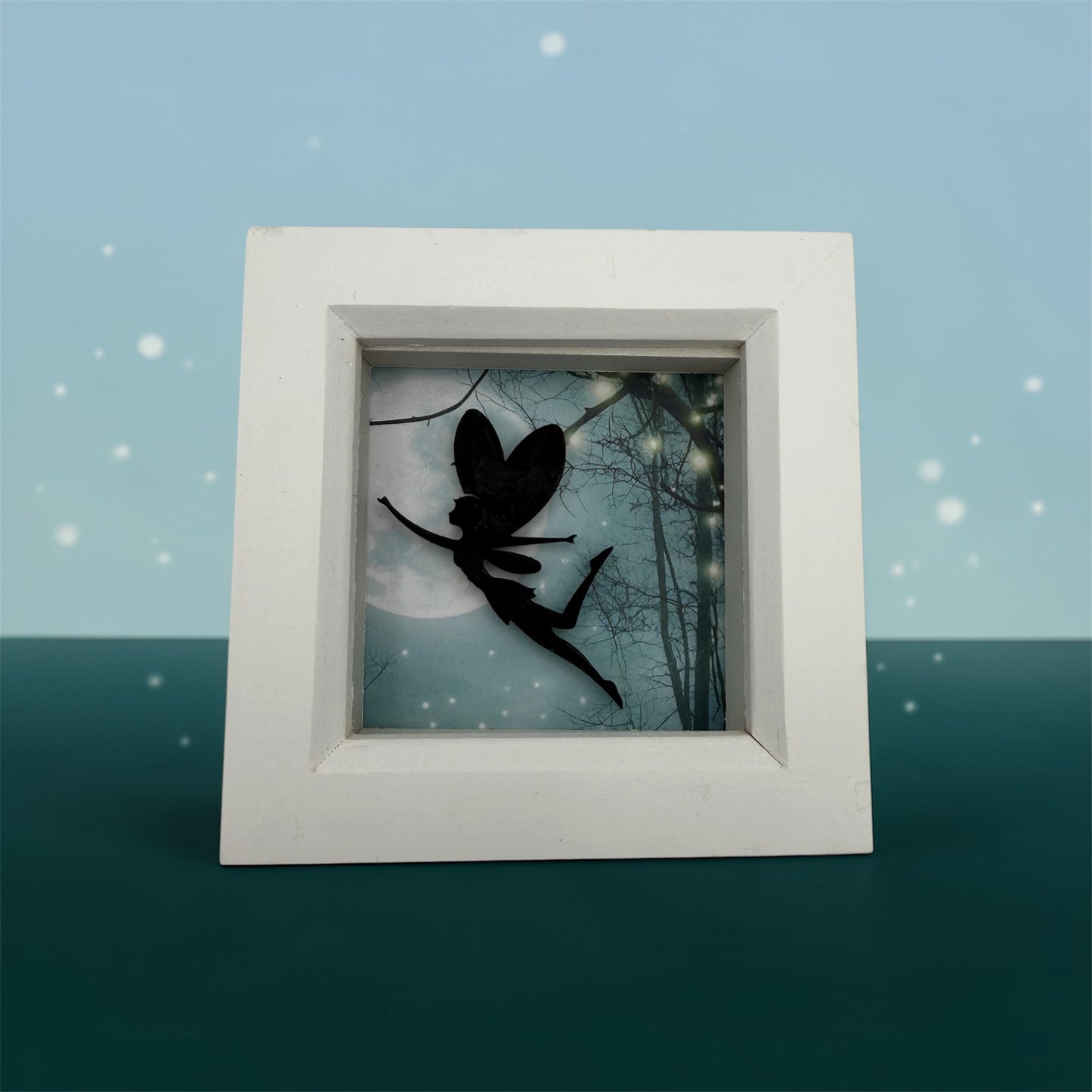 Forest Fairy Wooden Display 11.5x11.5cm