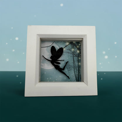 Forest Fairy Wooden Display 11.5x11.5cm