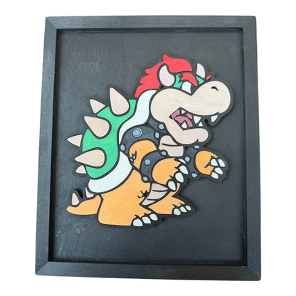 Super Mario: Bowser Wooden Display