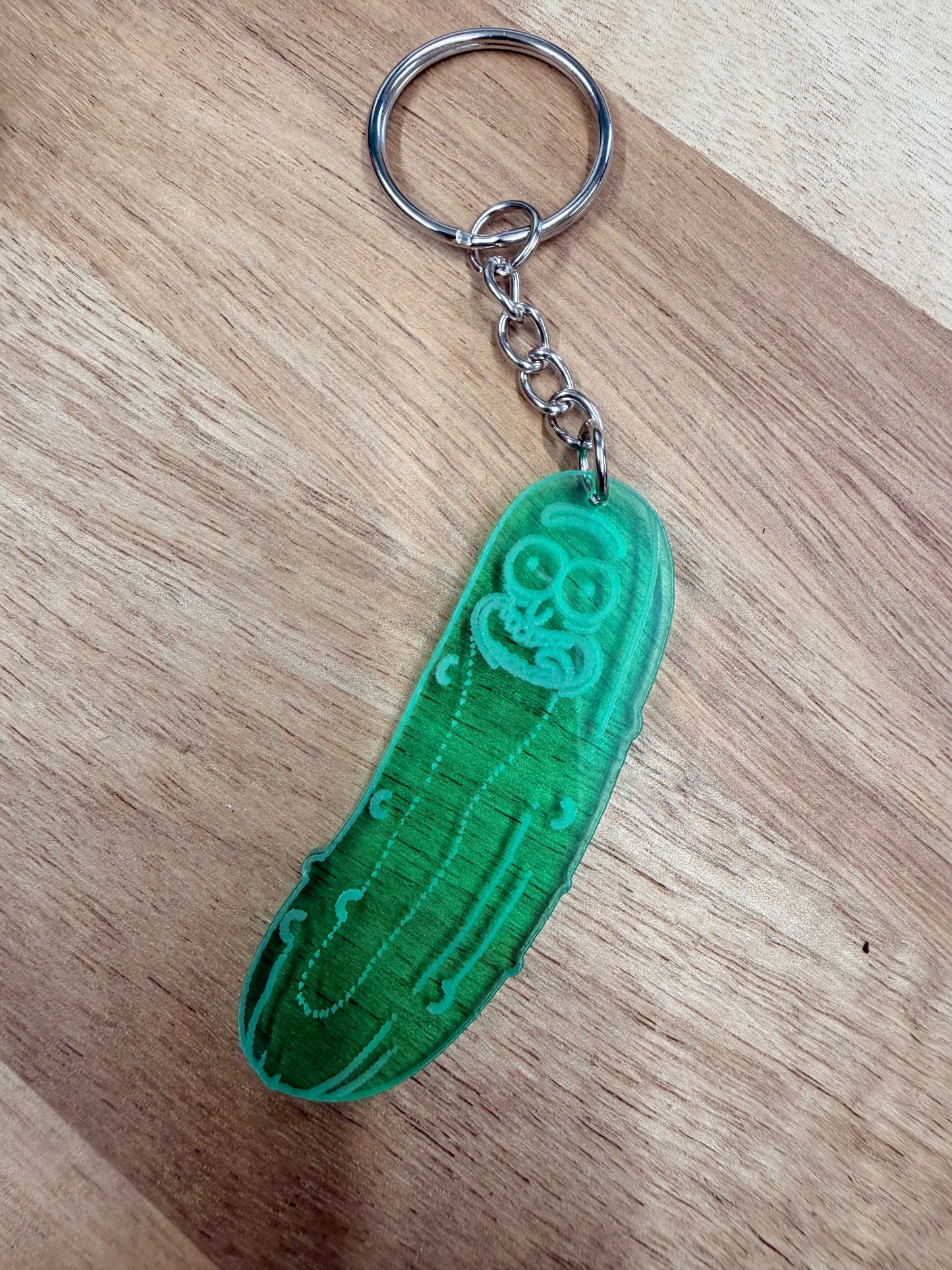 Pickle Rick Keyring