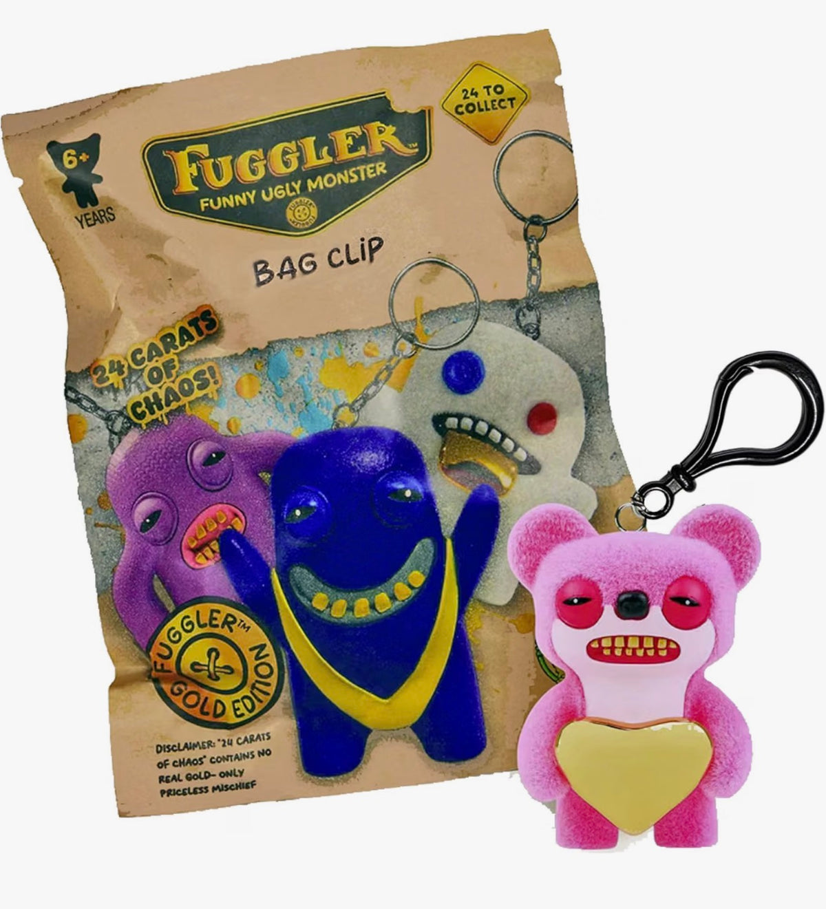 Fuggler Gold Edition Collectible Keychain Assortment