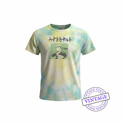 Naruto Tie-Dye Vintage T-shirt L