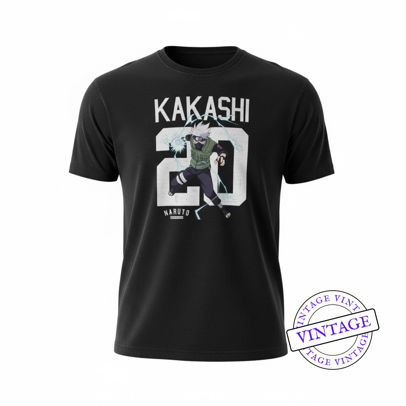 Naruto: Kakashi Vintage T-shirt L