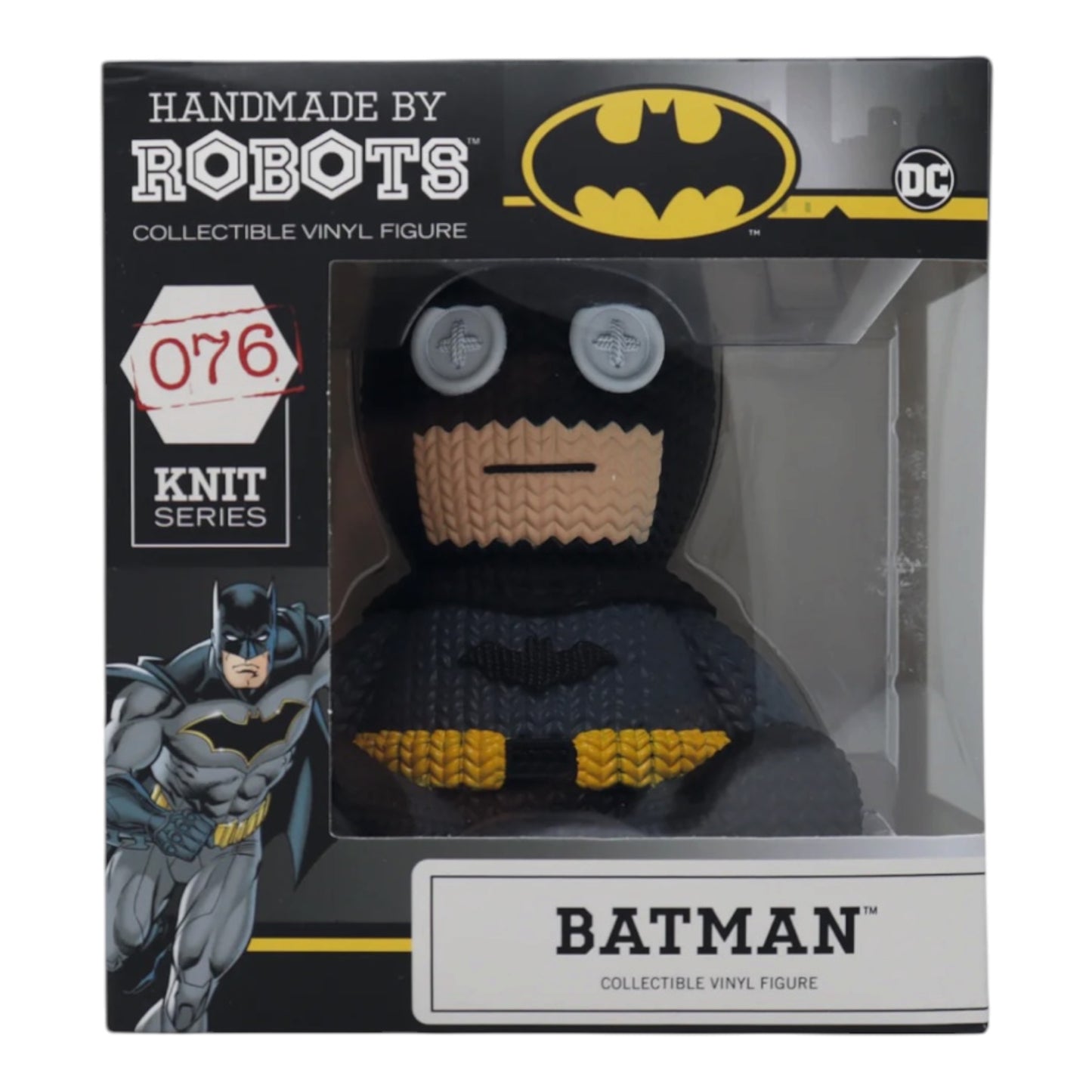 DC - Batman Black Suit Edition Collectible Vinyl Figure from Handmade By Robots