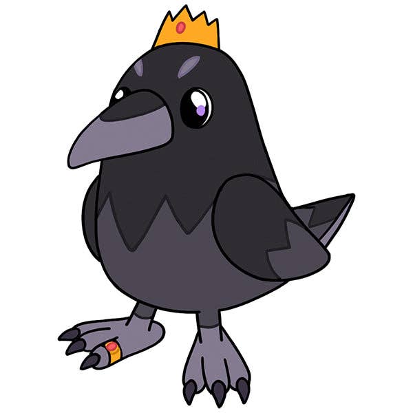 Squishable - Mini King Raven Plush