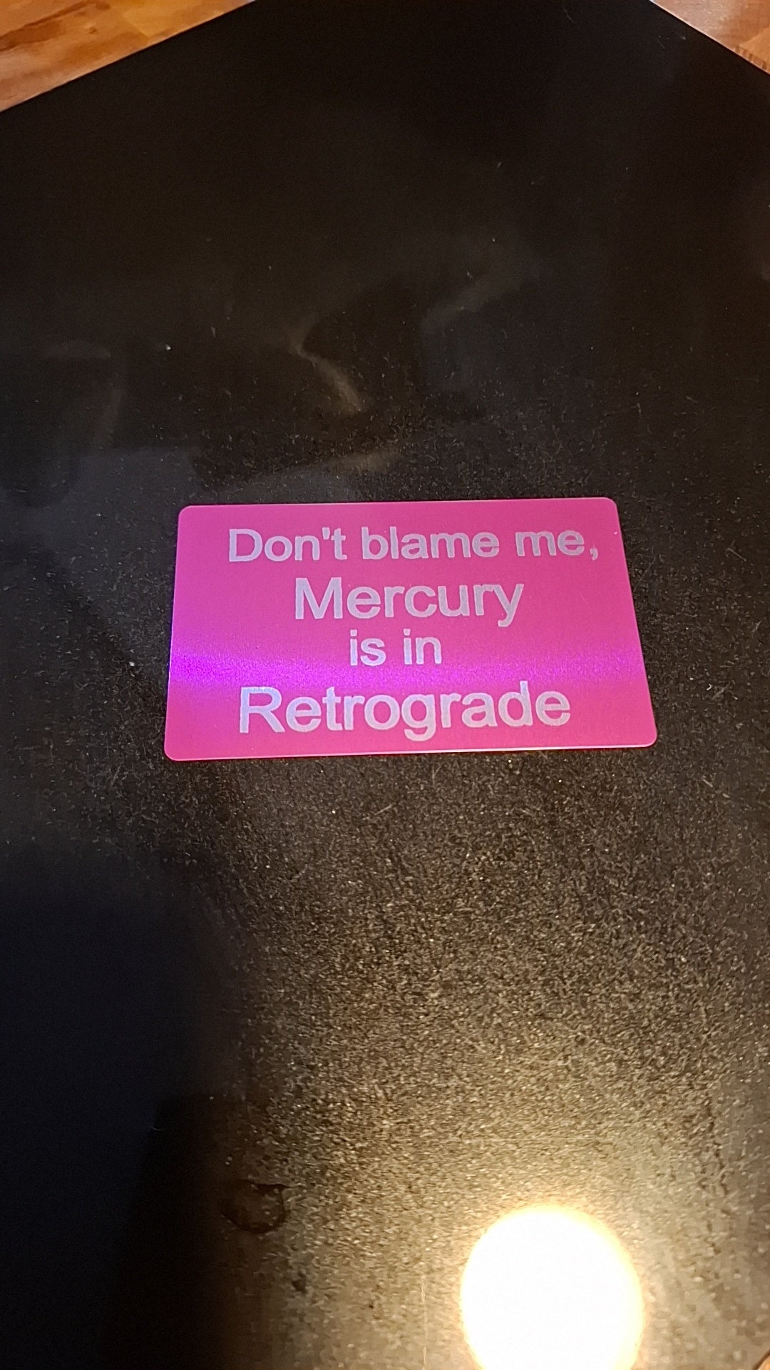 Mercury in Retrograde | Funny Novelty Wallet Card Gift