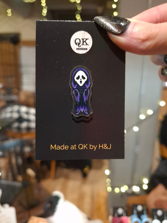 Ghostface Pin Badge
