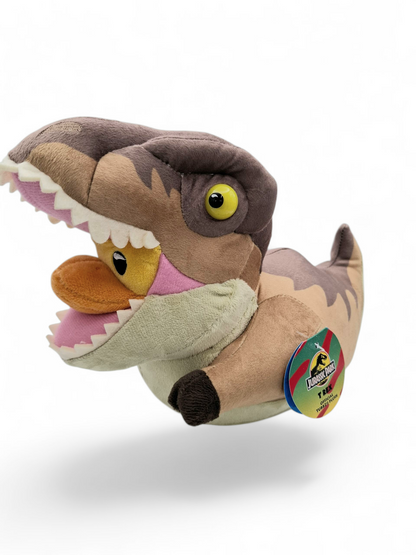 TUBBZ Official T-Rex Collectible Duck Plushie- Jurassic Park Edition