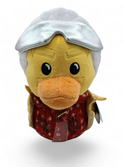 TUBBZ Official Doc Brown Collectible Duck Plushie- Back to the Future Edition