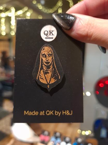 The Nun Pin Badge