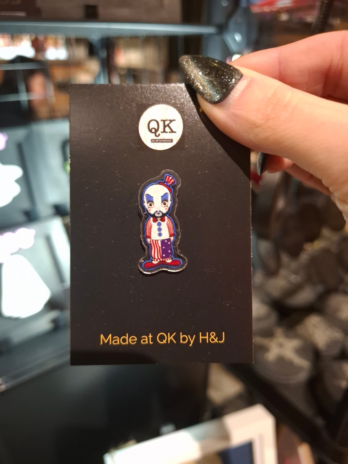 Captain Spalding Pin Badge